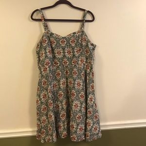 Torrid dress size 2 challis mini dress EUC